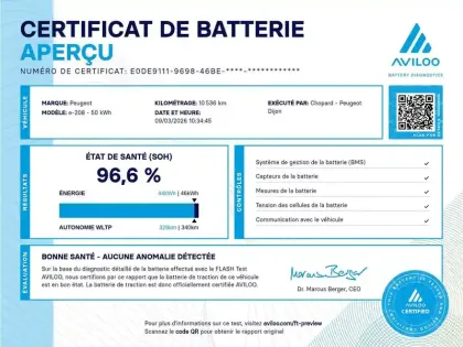 Photo 32 Peugeot 208  Electrique 50 kWh 136ch