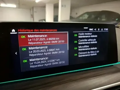 Photo 9 BMW Serie 5 Série 5 520dA 190ch Luxury Euro6d-T 108g