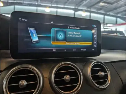 Photo 11 Mercedes Classe C  220 d 194ch AMG Line 9G-Tronic