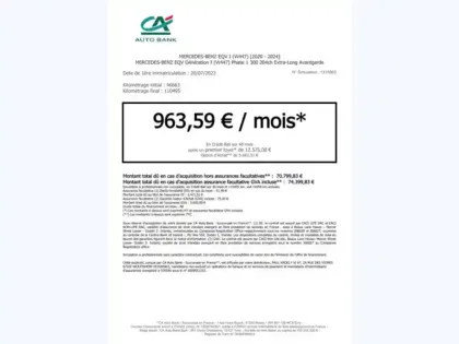 Photo 16 Mercedes Classe V 300 AVANTGARDE Extra long 8 pl