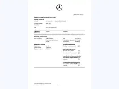 Photo 14 Mercedes Classe V 300 AVANTGARDE Extra long 8 pl
