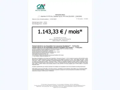 Photo 29 Mercedes Sprinter e 420 Fourgon 43 PRO 113KWH 20