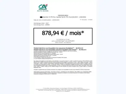 Photo 18 Mercedes Sprinter e 414 Fourgon 43 113KWH 136CH 