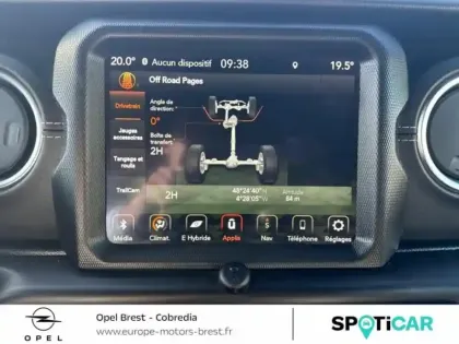 Photo 12 Jeep Wrangler  Unlimited 2.0 T 380ch 4xe 80th Anniversary Command-Trac