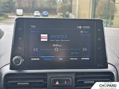 Photo 13 Peugeot Partner  FOURGON STANDARD 650 KG BLUEHDI 100 S&S BVM6