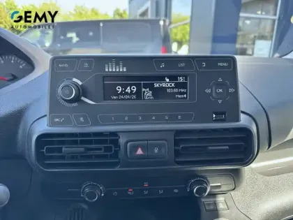 Photo 21 Peugeot Partner  FOURGON STANDARD 650 KG BLUEHDI 75 BVM5