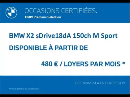Photo 15 BMW X2  sDrive18dA 150ch M Sport Euro6d-T 118g