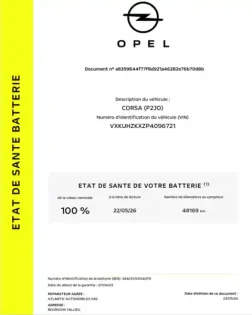 Photo 23 Opel Corsa  Electrique 136 ch & Batterie 50 kWh