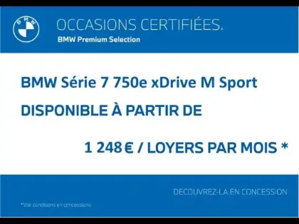Photo 15 BMW Serie 7 Série 7 750eA xDrive 489ch M Sport