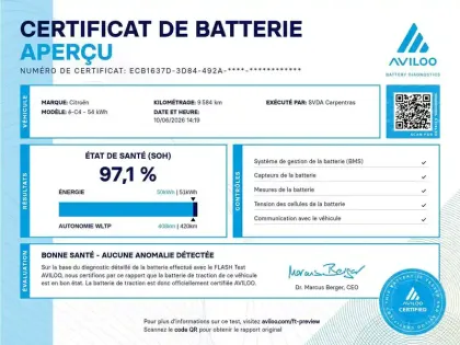 Photo 29 Citroën C4 e- X 156 ch autonomie etendue  Automatique