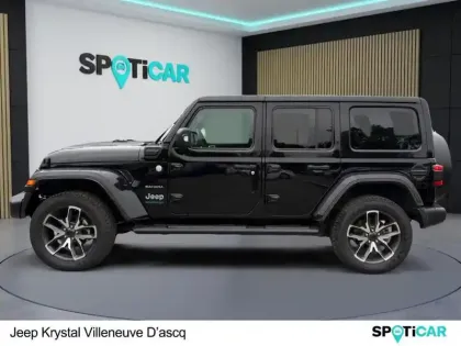 Photo 16 Jeep Wrangler  Unlimited 2.0 T 380ch 4xe Sahara Command Trac