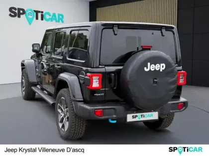 Photo 17 Jeep Wrangler  Unlimited 2.0 T 380ch 4xe Sahara Command Trac