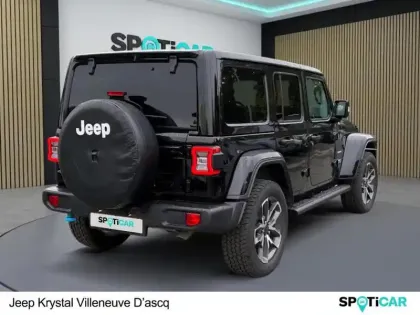 Photo 19 Jeep Wrangler  Unlimited 2.0 T 380ch 4xe Sahara Command Trac