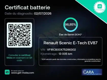 Photo 15 Renault Scenic  E-Tech Electric 220ch 87kWh techno 220 ch grande autonomie - option iconic -