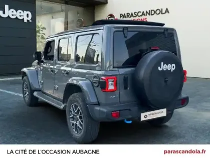 Photo 6 Jeep Wrangler  Unlimited 2.0 T 380ch 4xe Sahara Command-Trac MY23