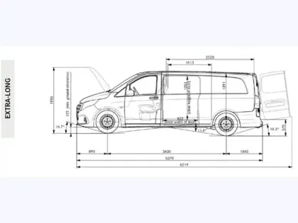 Photo 14 Mercedes Vito 116 CDI Fourgon XL 163ch BVA