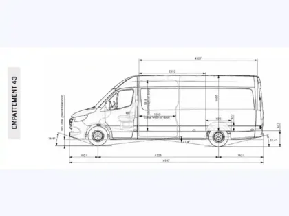 Photo 14 Mercedes Sprinter 317 CDI Fourgon 43 L3H2 14M3 1