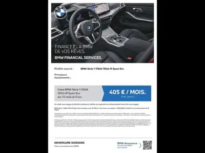 Photo 19 BMW Serie 1 Série 1 118dA 150ch M Sport 8cv