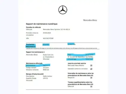 Photo 20 Mercedes Sprinter 317 CDI Fourgon long 43 L3H2 1