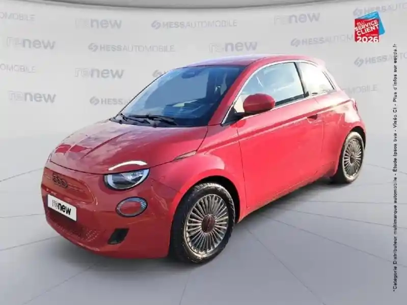 Photo Fiat 500 E 95ch (red)