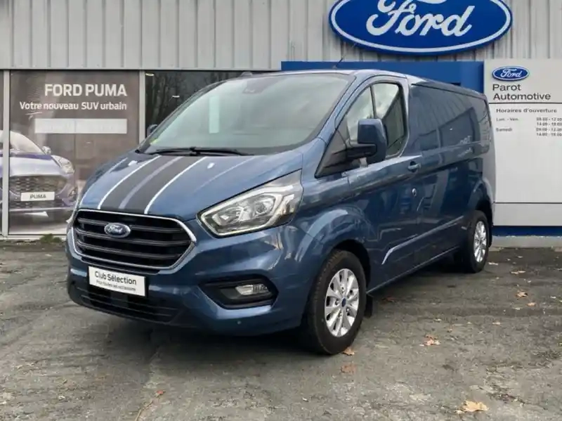 Photo Ford Transit Custom Fg 300 L1h1 2.0 Ecoblue 130 S&s Limited Bva6 7cv