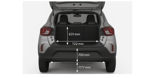 dimensions seuils de chargement dacia spring 2026 V4