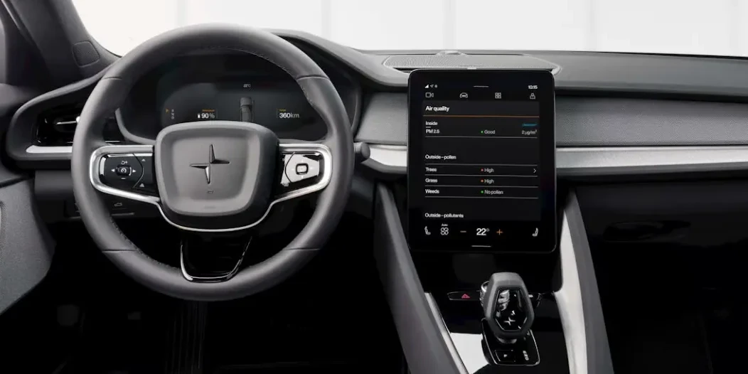 Polestar 2 cockpit