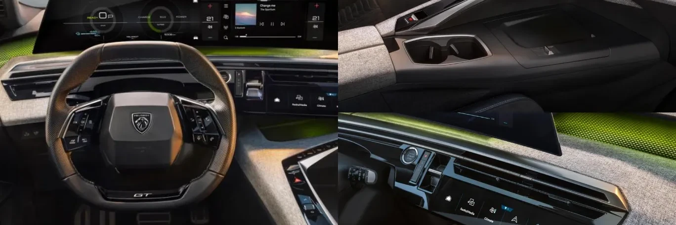 Peugeot 5008 7 places details interieur