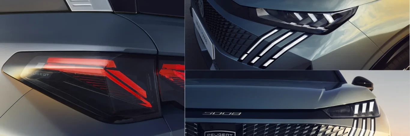 Peugeot e-5008 details phares