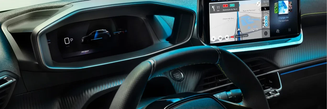 Peugeot 208 hybride poste de conduite4